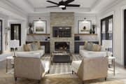 Cottage Style House Plan - 3 Beds 2.5 Baths 2703 Sq/Ft Plan #455-299 