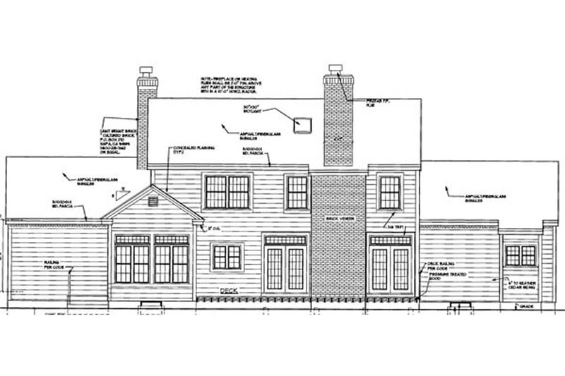 Dream House Plan - Exterior - Rear Elevation for Farmhouse House Plan #3-329 - 5 bed, 3.5 bath