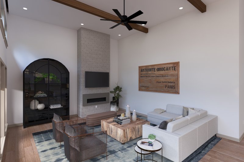 Home Plan - Interior - Family Room 2 for Craftsman House Plan #1060-431 - 4 bed, 6 bath