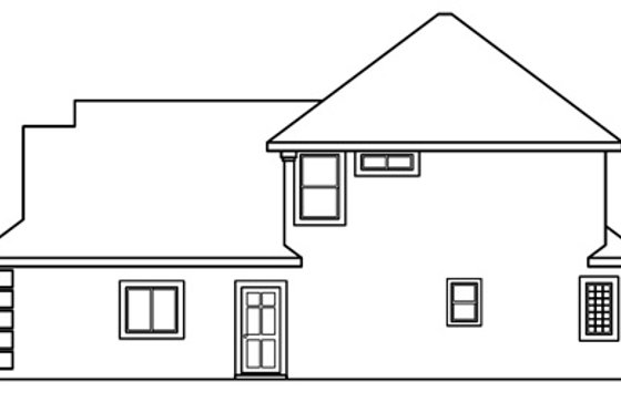 Exterior - Other Elevation 1 for Mediterranean House Plan #124-356 - 3 bed, 2.5 bath