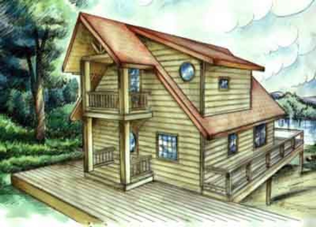 Modern Style House Plan - 3 Beds 3 Baths 2016 Sq/Ft Plan #117-227