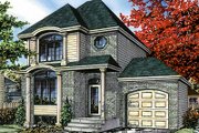 Colonial Style House Plan - 3 Beds 1.5 Baths 1308 Sq/Ft Plan #138-189 