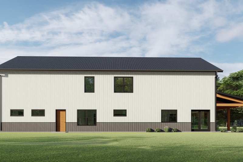 Home Plan - Exterior - Other Elevation 4 for Barndominium House Plan #1092-35 - 4 bed, 3 bath