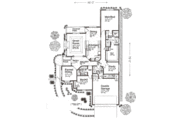 European Style House Plan - 2 Beds 2 Baths 2172 Sq/Ft Plan #310-957 
