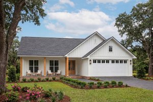 Architectural House Design - Exterior - Front Elevation for Farmhouse House Plan #430-428 - 3 bed, 2 bath