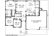 Craftsman Style House Plan - 3 Beds 2 Baths 2032 Sq/Ft Plan #70-1097 