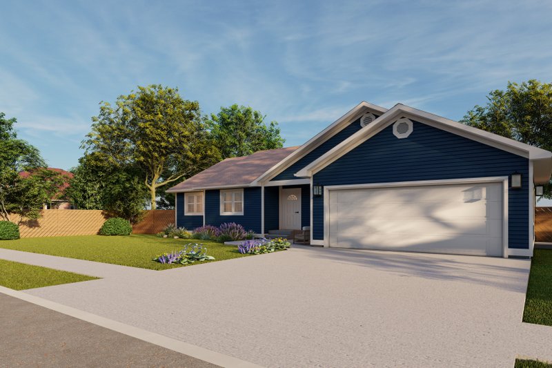 Dream House Plan - Exterior - Front Elevation 5 for Traditional House Plan #1060-194 - 3 bed, 2 bath