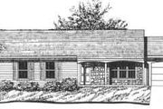 Ranch Style House Plan - 3 Beds 2 Baths 1175 Sq/Ft Plan #30-111 