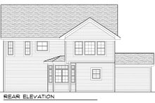 Architectural House Design - Country Exterior - Rear Elevation Plan #70-989