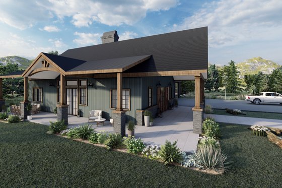 Exterior - Other Elevation 1 for Craftsman House Plan #54-500 - 3 bed, 3.5 bath