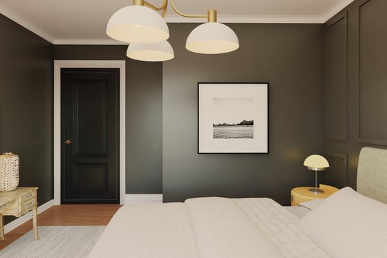 Interior - Bedroom 3 for Craftsman House Plan #1064-409 - 2 bed, 1.5 bath