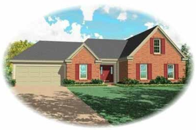 Traditional Style House Plan - 3 Beds 2 Baths 1609 Sq/Ft Plan #81-252