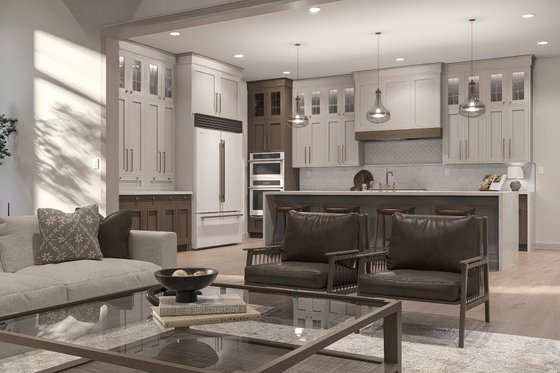 Interior - Family Room 3 for Cottage House Plan #455-784 - 3 bed, 2.5 bath