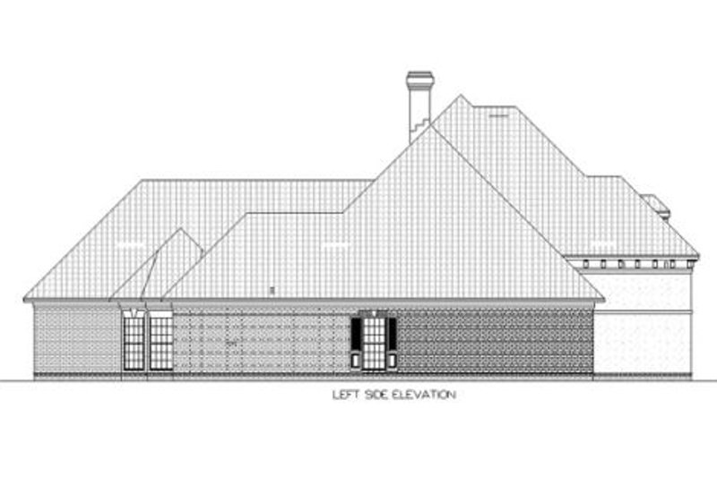 Dream House Plan - Exterior - Other Elevation 1 for Southern House Plan #45-330 - 4 bed, 3.5 bath