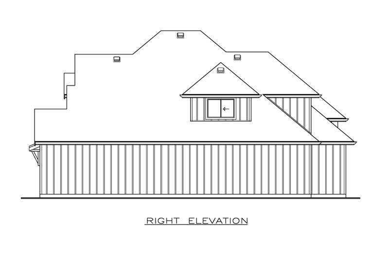 Dream House Plan - Exterior - Other Elevation 1 for Farmhouse House Plan #1100-162 - 3 bed, 2.5 bath