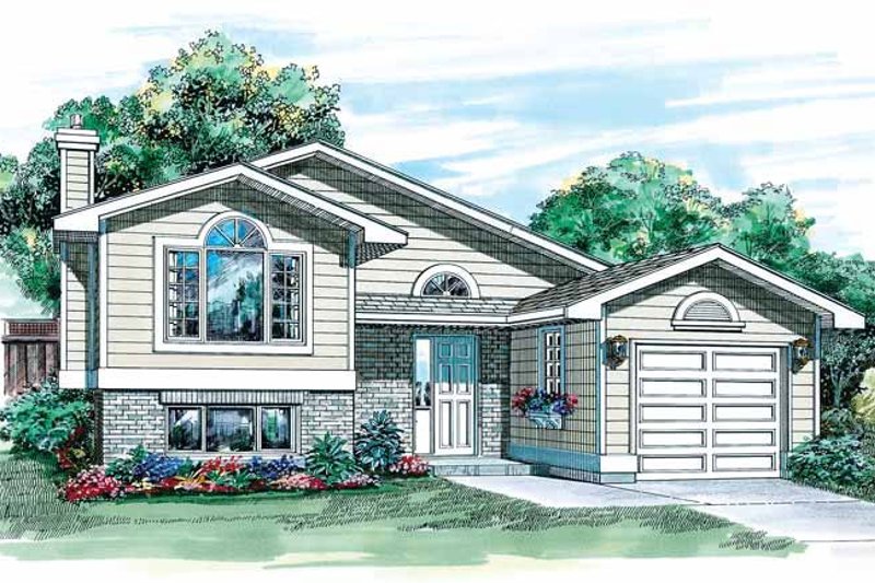 Home Plan - Contemporary Exterior - Front Elevation Plan #47-778