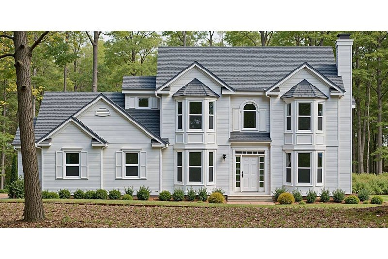 Dream House Plan - Colonial Exterior - Front Elevation Plan #3-230