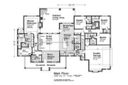 European Style House Plan - 4 Beds 3.5 Baths 3010 Sq/Ft Plan #310-1303 