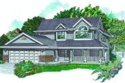 Traditional Style House Plan - 3 Beds 2 Baths 1683 Sq/Ft Plan #47-599 