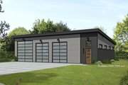 Contemporary Style House Plan - 0 Beds 0 Baths 2700 Sq/Ft Plan #932-652 