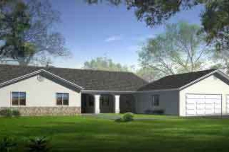 Home Plan - Traditional Exterior - Front Elevation Plan #1-1468