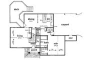 European Style House Plan - 3 Beds 2.5 Baths 1707 Sq/Ft Plan #36-153 