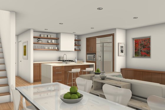 Interior - Other for Modern House Plan #497-36 - 4 bed, 3 bath