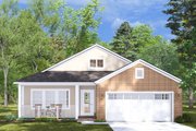 Cottage Style House Plan - 3 Beds 2 Baths 1556 Sq/Ft Plan #513-2276 