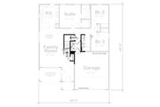 Modern Style House Plan - 4 Beds 2.5 Baths 1872 Sq/Ft Plan #20-2488 