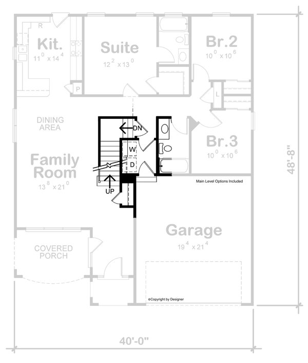 Modern Floor Plan - Other Floor Plan #20-2488
