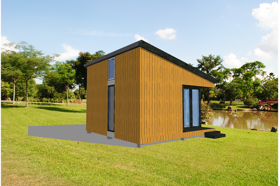 Exterior - Rear Elevation for Modern House Plan #549-11 - 1 bed, 1 bath