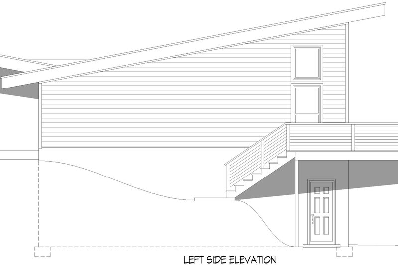 Dream House Plan - Exterior - Other Elevation for Contemporary House Plan #932-798 - 1 bed, 2 bath