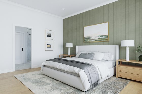 Interior - Master Bedroom for Farmhouse House Plan #461-94 - 4 bed, 3 bath