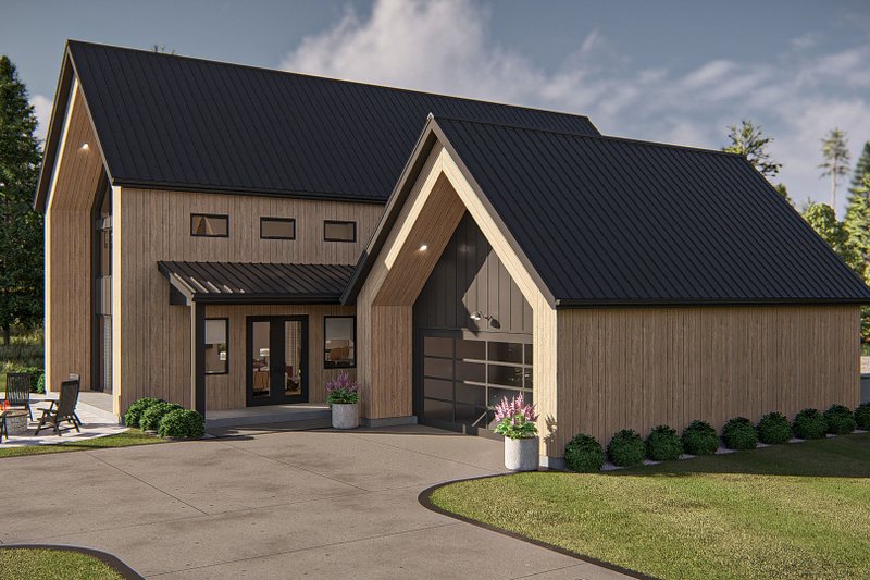 House Design - Exterior - Other Elevation for Barndominium House Plan #455-340 - 3 bed, 2.5 bath