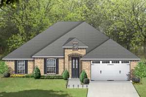Traditional Exterior - Front Elevation Plan #84-605