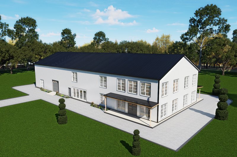 House Design - Exterior - Other Elevation 4 for Barndominium House Plan #1107-51 - 6 bed, 5.5 bath