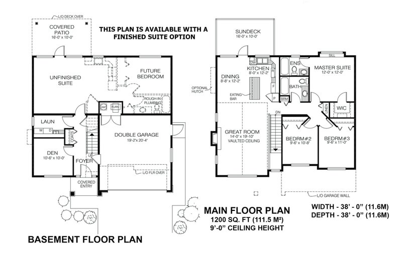 Dream House Plan - Floor Plan - Other Floor for Farmhouse House Plan #1100-36 - 3 bed, 2 bath