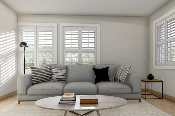 Interior - Family Room 1 for Traditional House Plan #1060-15 - 4 bed, 3.5 bath