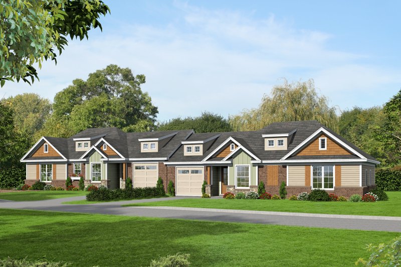 Dream House Plan - Exterior - Other Elevation for Craftsman House Plan #932-201 - 2 bed, 2 bath