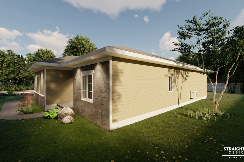 Architectural House Design - Exterior - Other Elevation for Ranch House Plan #1122-13 - 2 bed, 2 bath