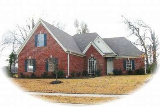 Exterior - Front Elevation for Traditional House Plan #81-805 - 3 bed, 2 bath