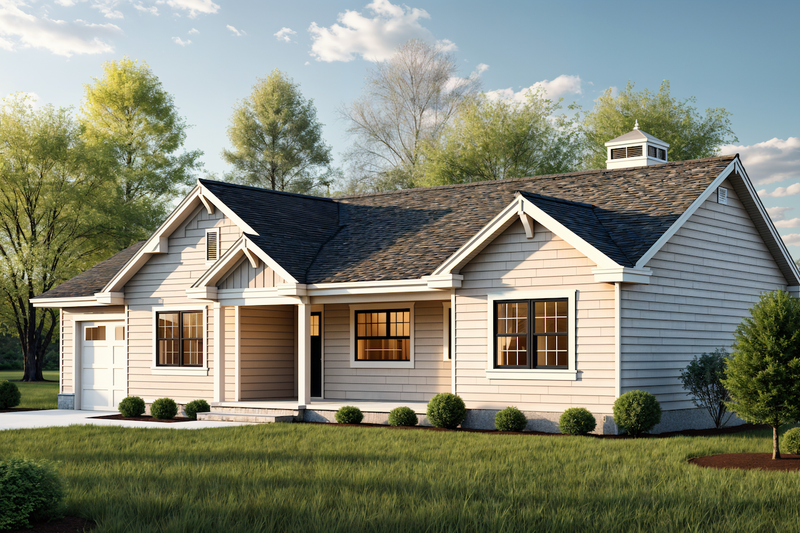 Home Plan - Ranch Exterior - Front Elevation Plan #30-231
