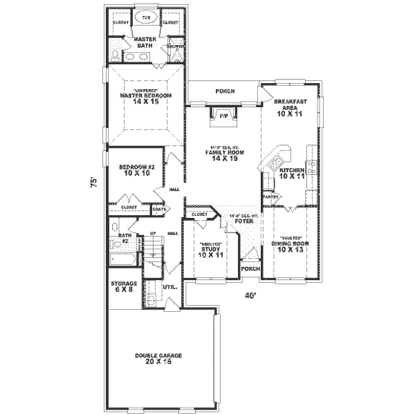 European Floor Plan - Main Floor Plan #81-256