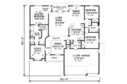 Traditional Style House Plan - 3 Beds 2 Baths 2024 Sq/Ft Plan #65-401 