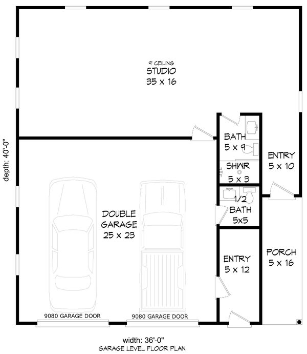 Dream House Plan - Traditional Floor Plan - Upper Floor Plan #932-964