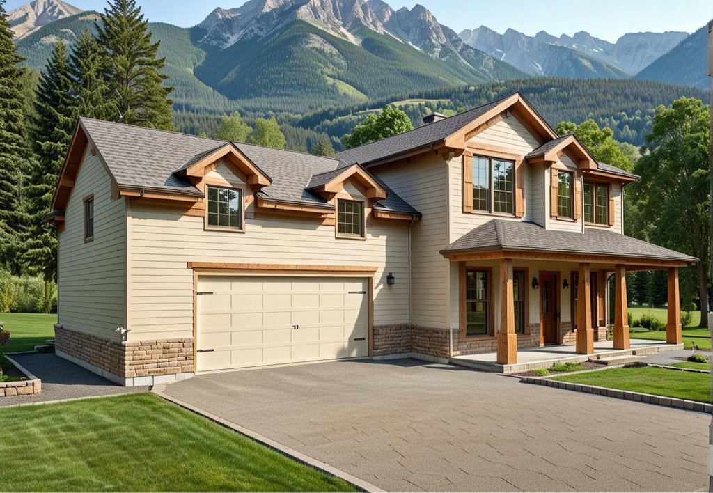 Exterior - Front Elevation 2 for Traditional House Plan #117-201 - 3 bed, 3 bath