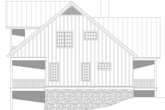 Exterior - Other Elevation for Country House Plan #932-351 - 3 bed, 3.5 bath