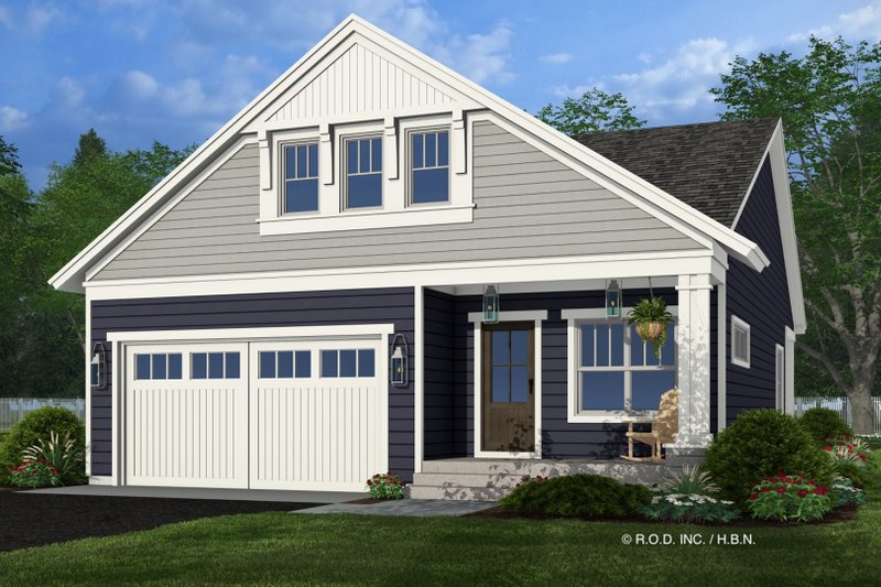 Dream House Plan - Bungalow Exterior - Front Elevation Plan #51-1333