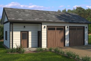 Traditional Exterior - Front Elevation Plan #895-107