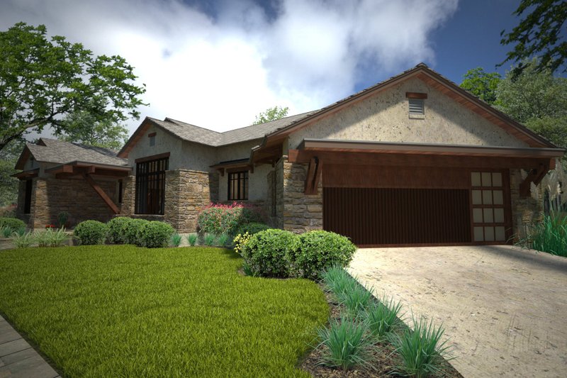 Architectural House Design - Exterior - Other Elevation 3 for Country House Plan #120-192 - 3 bed, 2.5 bath